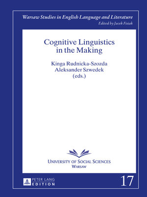 cover image of Cognitive Linguistics in the Making
